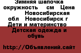 Зимняя шапочка окружность 46 см › Цена ­ 300 - Новосибирская обл., Новосибирск г. Дети и материнство » Детская одежда и обувь   